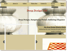 Tablet Screenshot of deepdesignllc.com